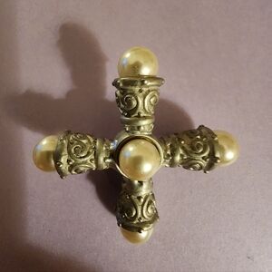 Vintage Swarovski Cross Brooche